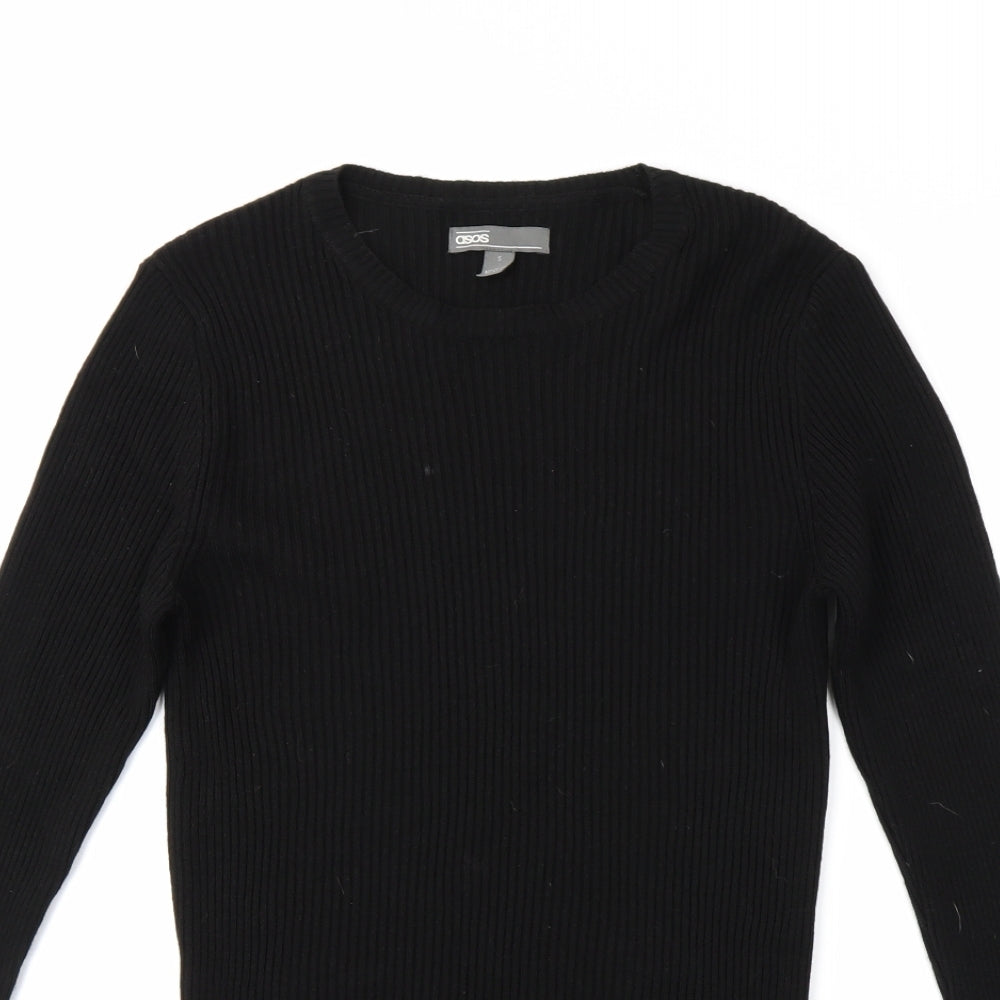 Close-up detail of ASOS women’s beige jumper, size S