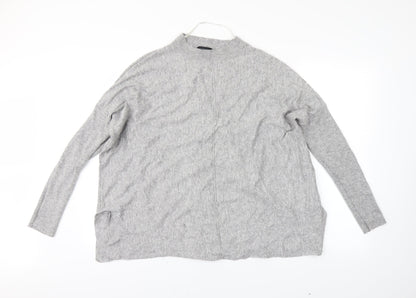 Additional front view of Atmosphere women’s grey tunic jumper, size XL