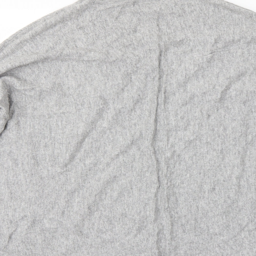 Brand and care label for Atmosphere women’s grey tunic jumper, size XL