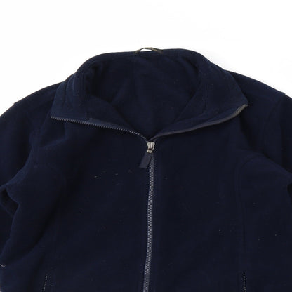 Marks & Spencer Womens Blue   Full Zip Jumper Size 10
