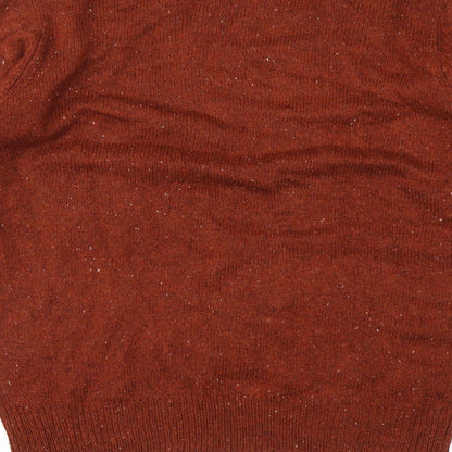 Cedar Wood State Mens Orange   Pullover Jumper Size M