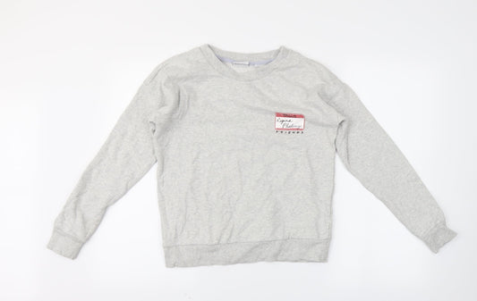 Womens UK Size S NEXT Grey Pullover Sweatshirt