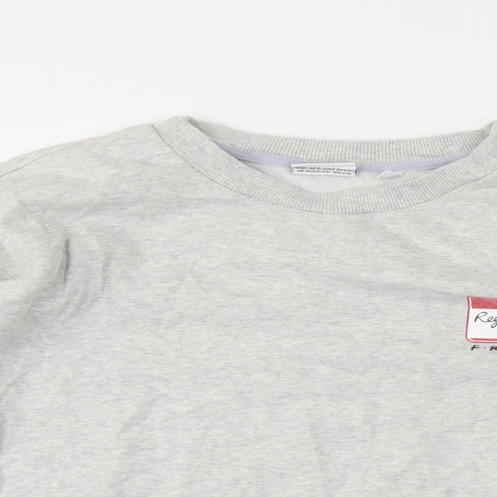 Womens UK Size S NEXT Grey Pullover Sweatshirt