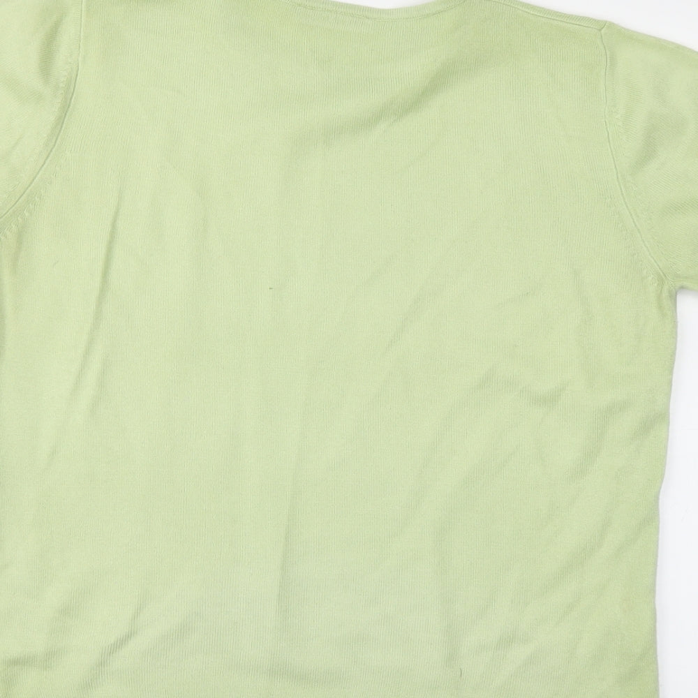 JDV Womens Green   Pullover Jumper Size 14