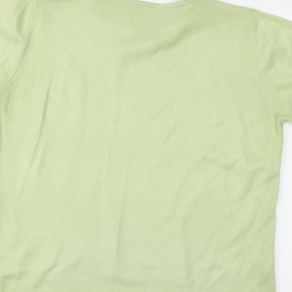 JDV Womens Green   Pullover Jumper Size 14
