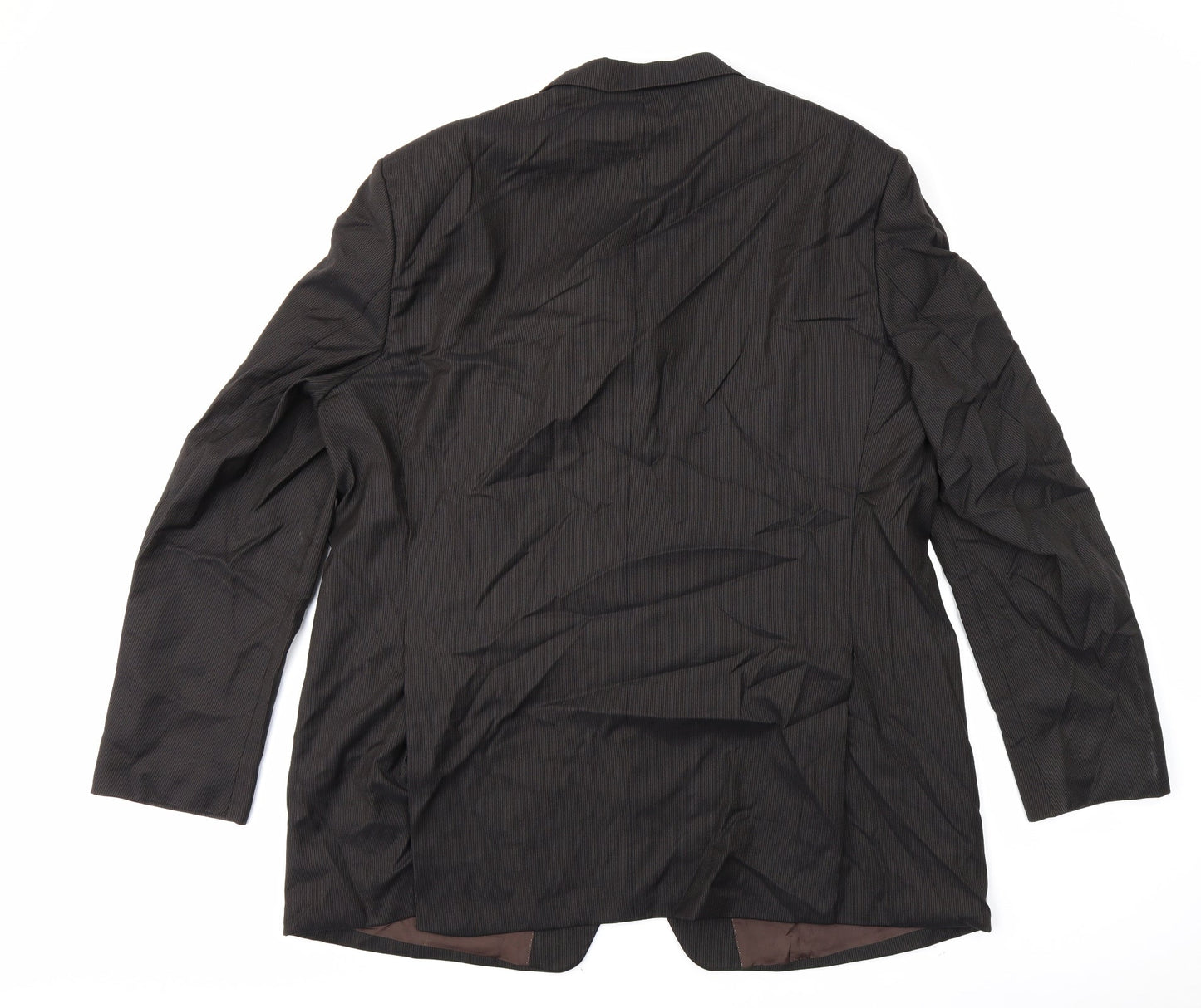 aherne Mens Black Striped  Jacket Blazer Size XL