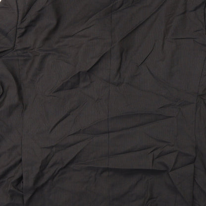 aherne Mens Black Striped  Jacket Blazer Size XL