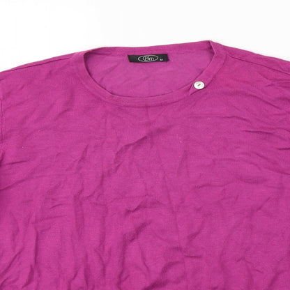 BM Womens Pink   Pullover Jumper Size M