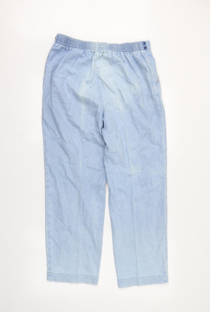Preworn Womens Blue   Mom Jeans Size 30 L25 in