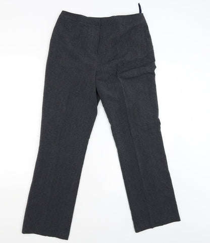 Womens UK Size 12 DEBINHAMS Regular Fit  Grey Trousers