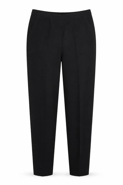 Womens UK Size 14 Preworn Regular Fit  Black Trousers