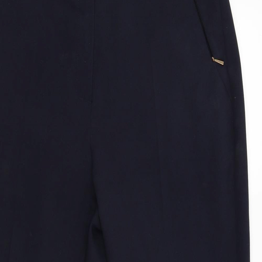 Womens UK Size 16 Marks and Spencer Regular Fit Carpenter Blue Trousers