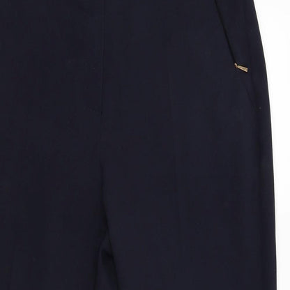Womens UK Size 16 Marks and Spencer Regular Fit Carpenter Blue Trousers