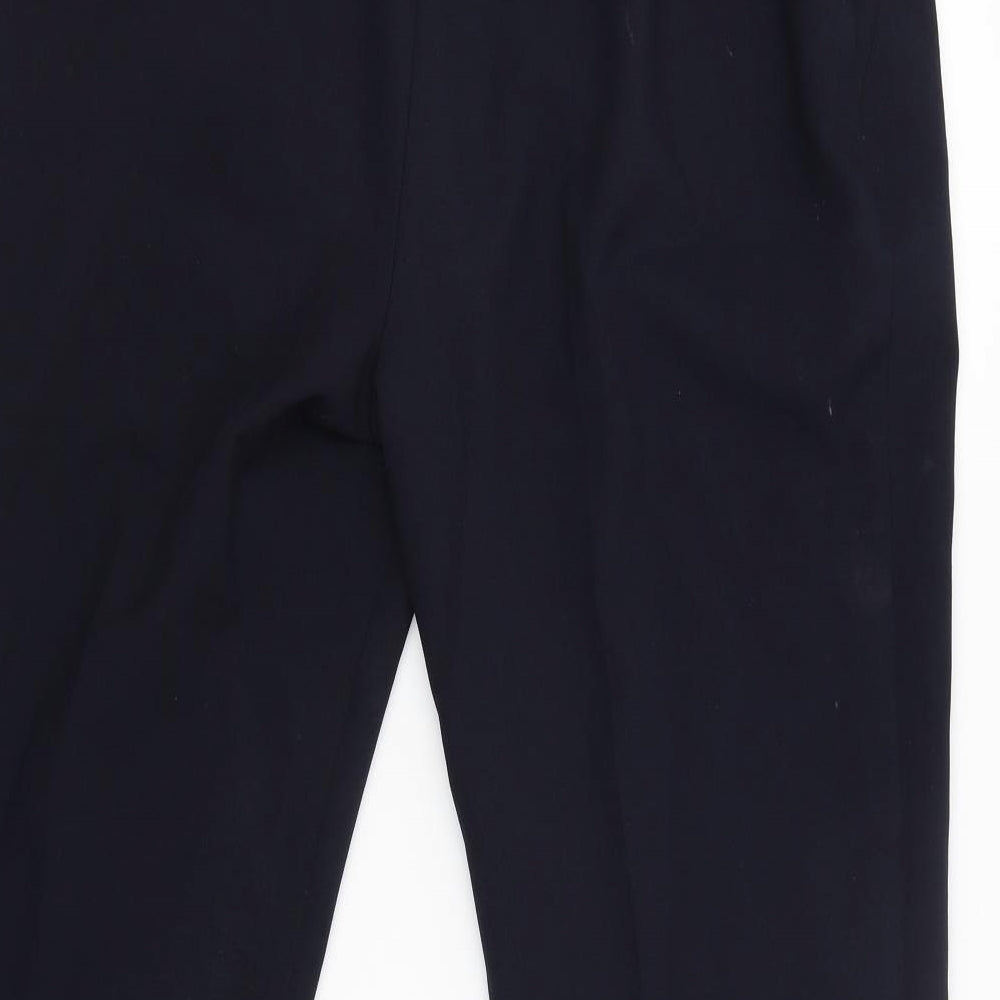 Womens UK Size 16 Marks and Spencer Regular Fit Carpenter Blue Trousers
