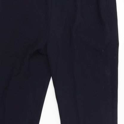 Womens UK Size 16 Marks and Spencer Regular Fit Carpenter Blue Trousers