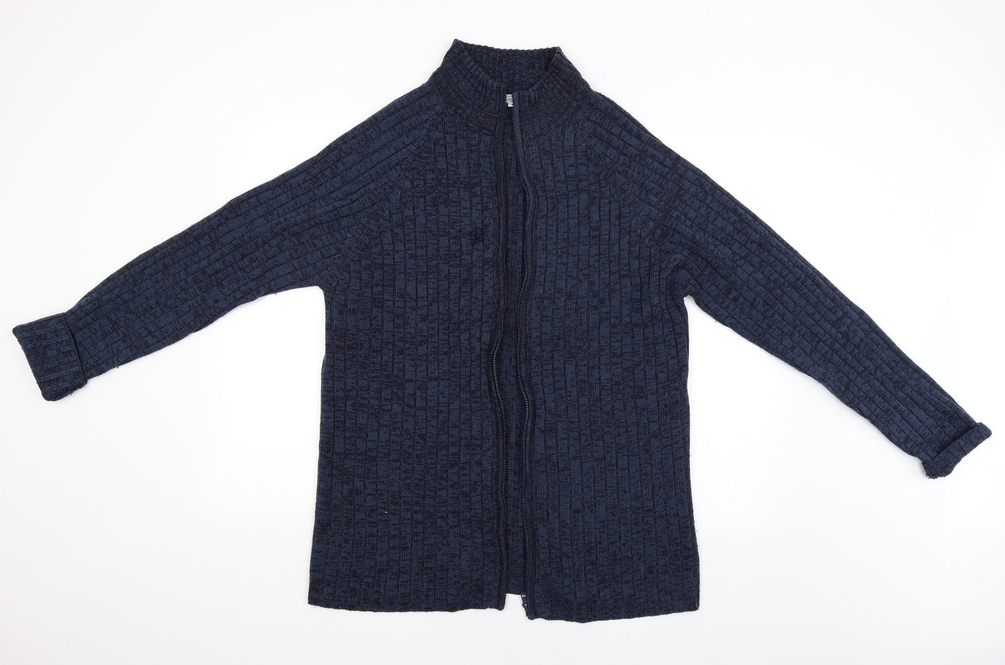 Classic Menswear Mens Blue   Full Zip Jumper Size L