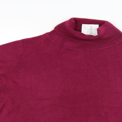 Bonmarché Womens Purple Pullover Jumper Size 12