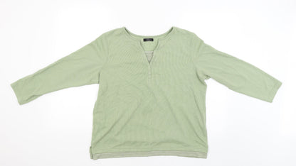 BM Womens Green   Pullover Jumper Size M