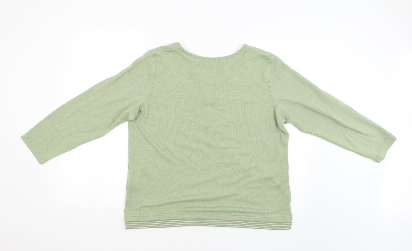 BM Womens Green   Pullover Jumper Size M