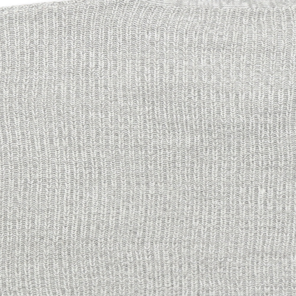 Brand and care label for Papaya women’s grey jumper, size L