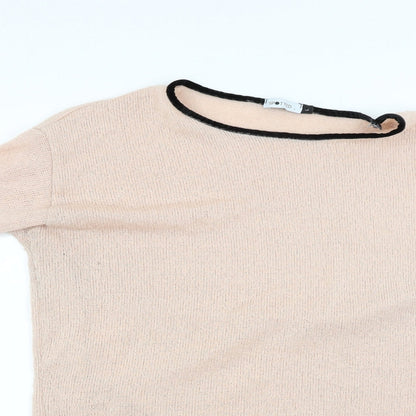 Spotted Womens Pink   Pullover Jumper Size L