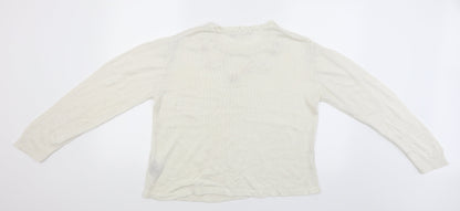 Akal Collection Womens Beige   Pullover Jumper Size S