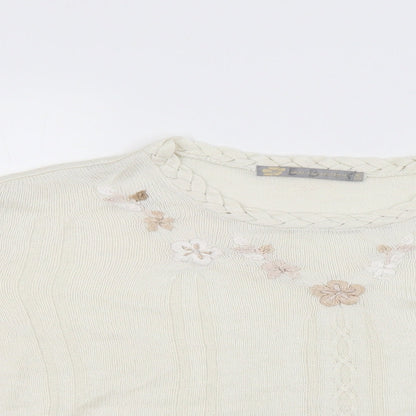 Akal Collection Womens Beige   Pullover Jumper Size S