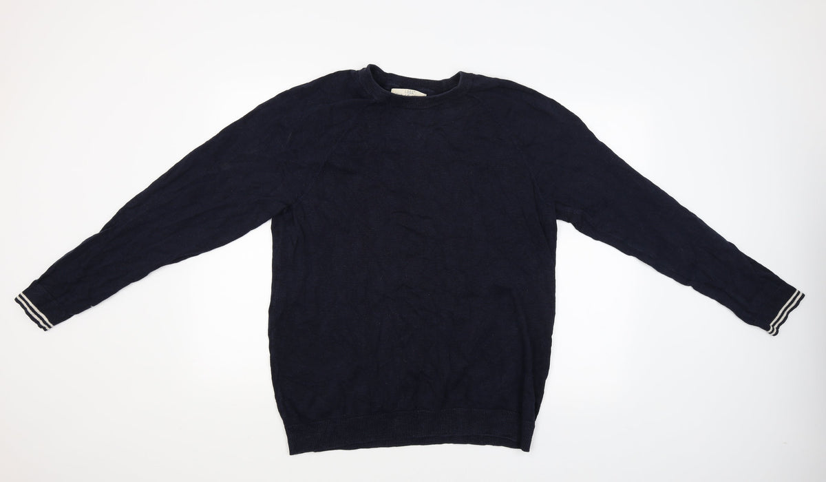 Additional front view of Logg women’s blue jumper, size XL