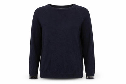 Front view of Logg women’s blue jumper, size XL