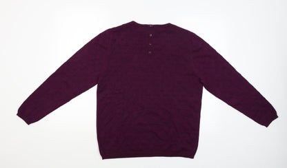 paramour Womens Purple   Pullover Jumper Size XL