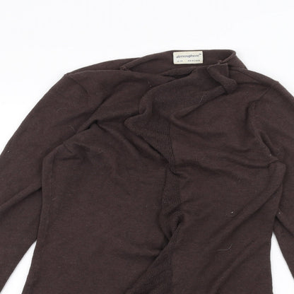 Atmosphere Womens Brown   Cardigan Jumper Size 12