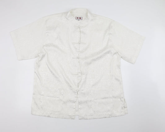 Womens UK Size XL Preworn White Jacket