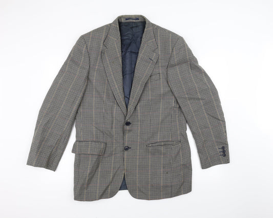 Mens UK Size 38 West Brook Regular Brown Suit Jacket