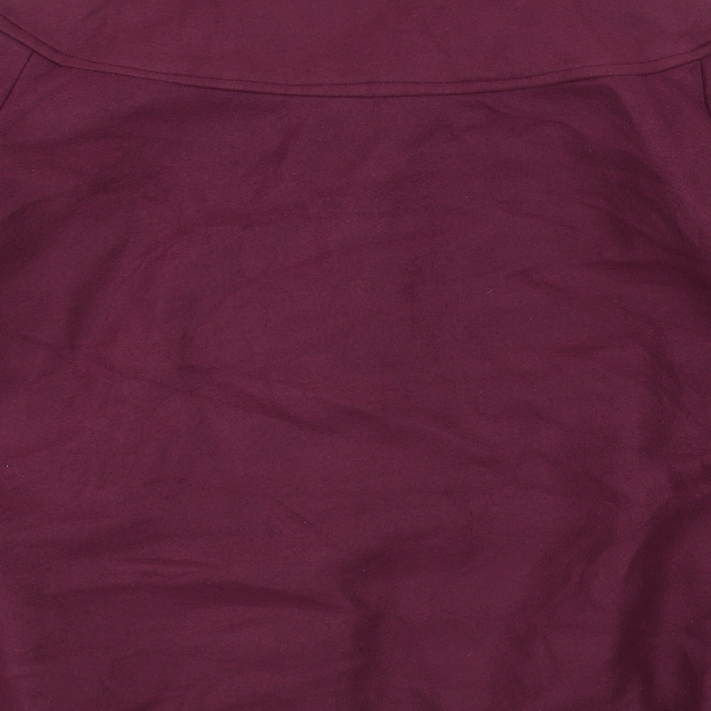 Womens UK Size 18 Anne De Lancay Purple Pea Coat