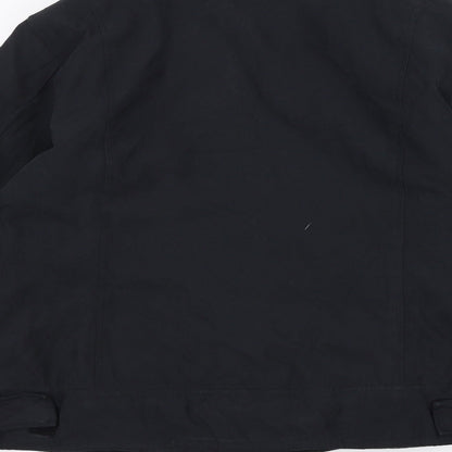 Womens UK Size 14 Etam Black Pea Coat