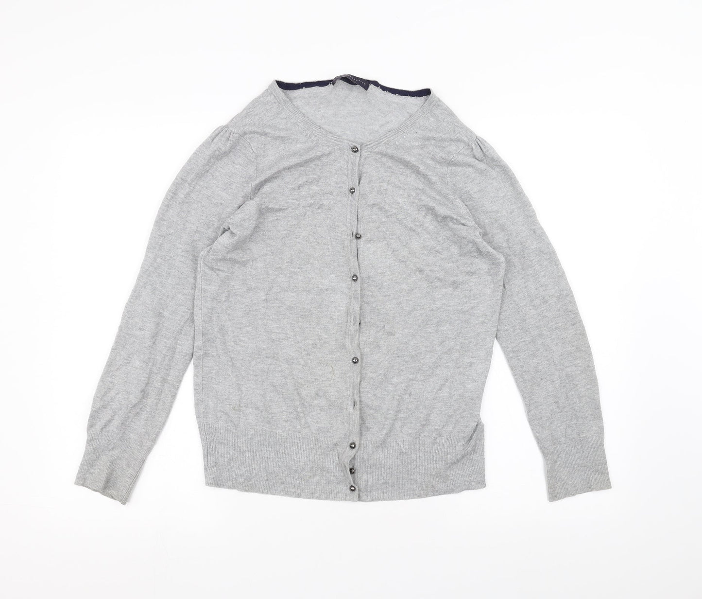 Marks and Spencer Womens Grey   Cardigan Jumper Size 10