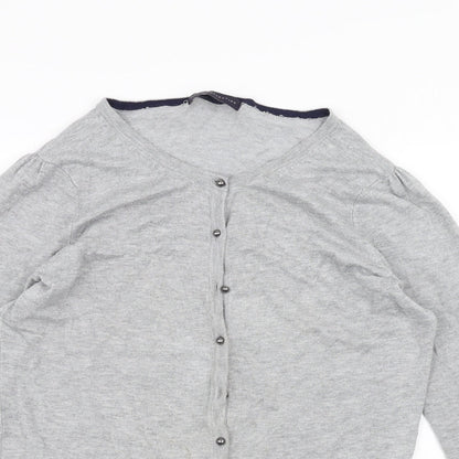 Marks and Spencer Womens Grey   Cardigan Jumper Size 10