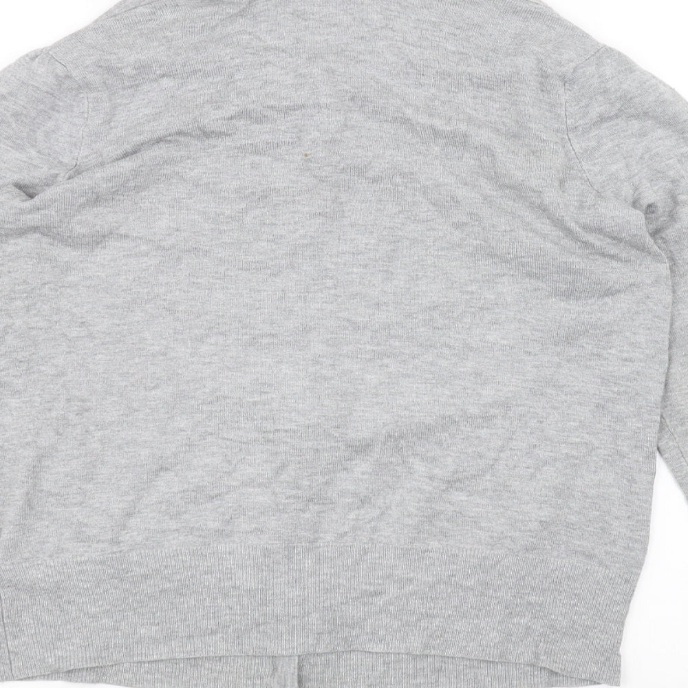 Marks and Spencer Womens Grey   Cardigan Jumper Size 10