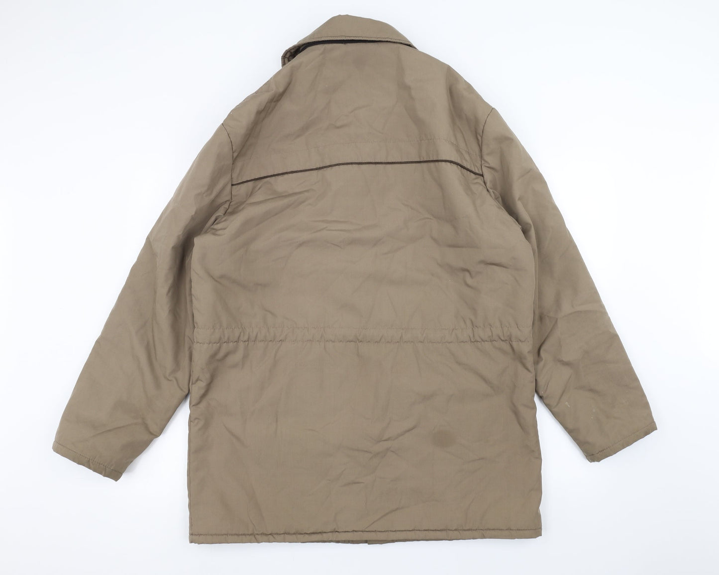 Mens UK Size M stmichael Brown Pea Coat