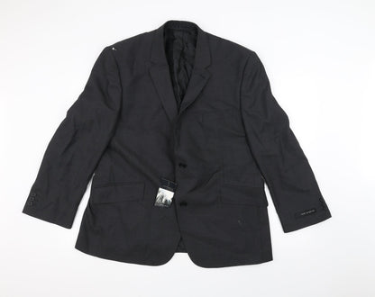 Mens UK Size 36 Tom English Regular Black Suit Jacket