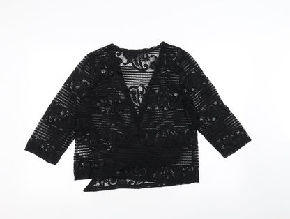 casamia Womens Black   Cardigan Jumper Size M