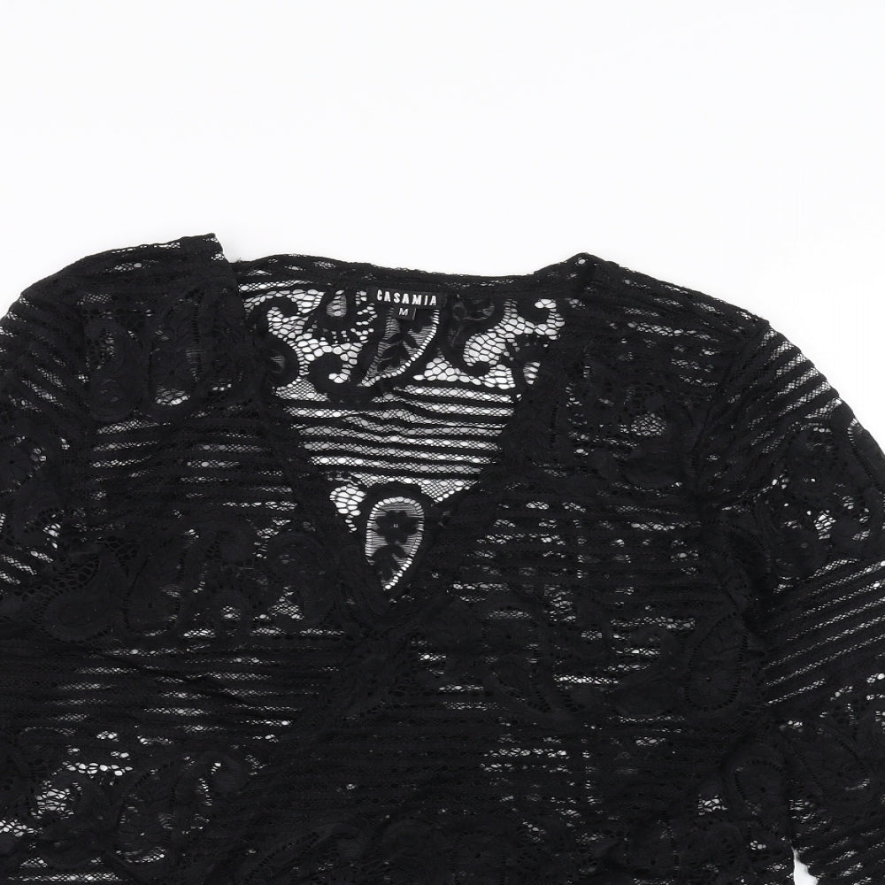 casamia Womens Black   Cardigan Jumper Size M