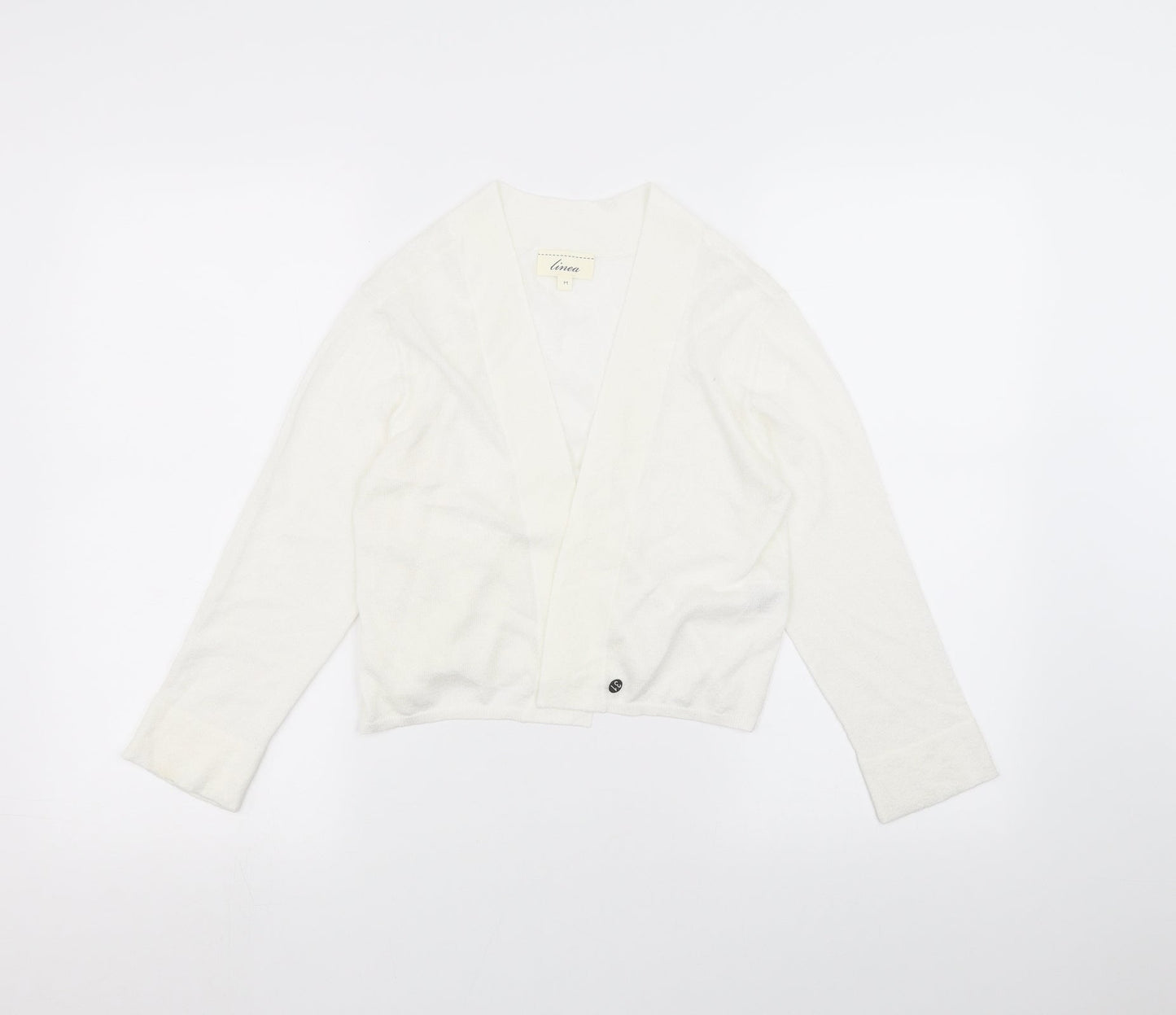 Linea Womens White   Cardigan Jumper Size M