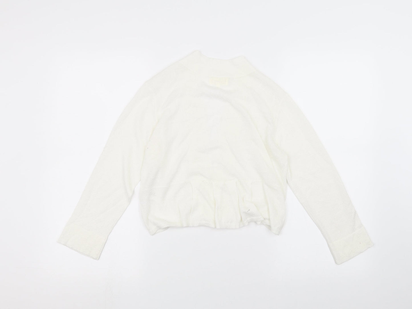 Linea Womens White   Cardigan Jumper Size M