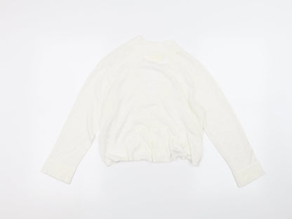Linea Womens White   Cardigan Jumper Size M