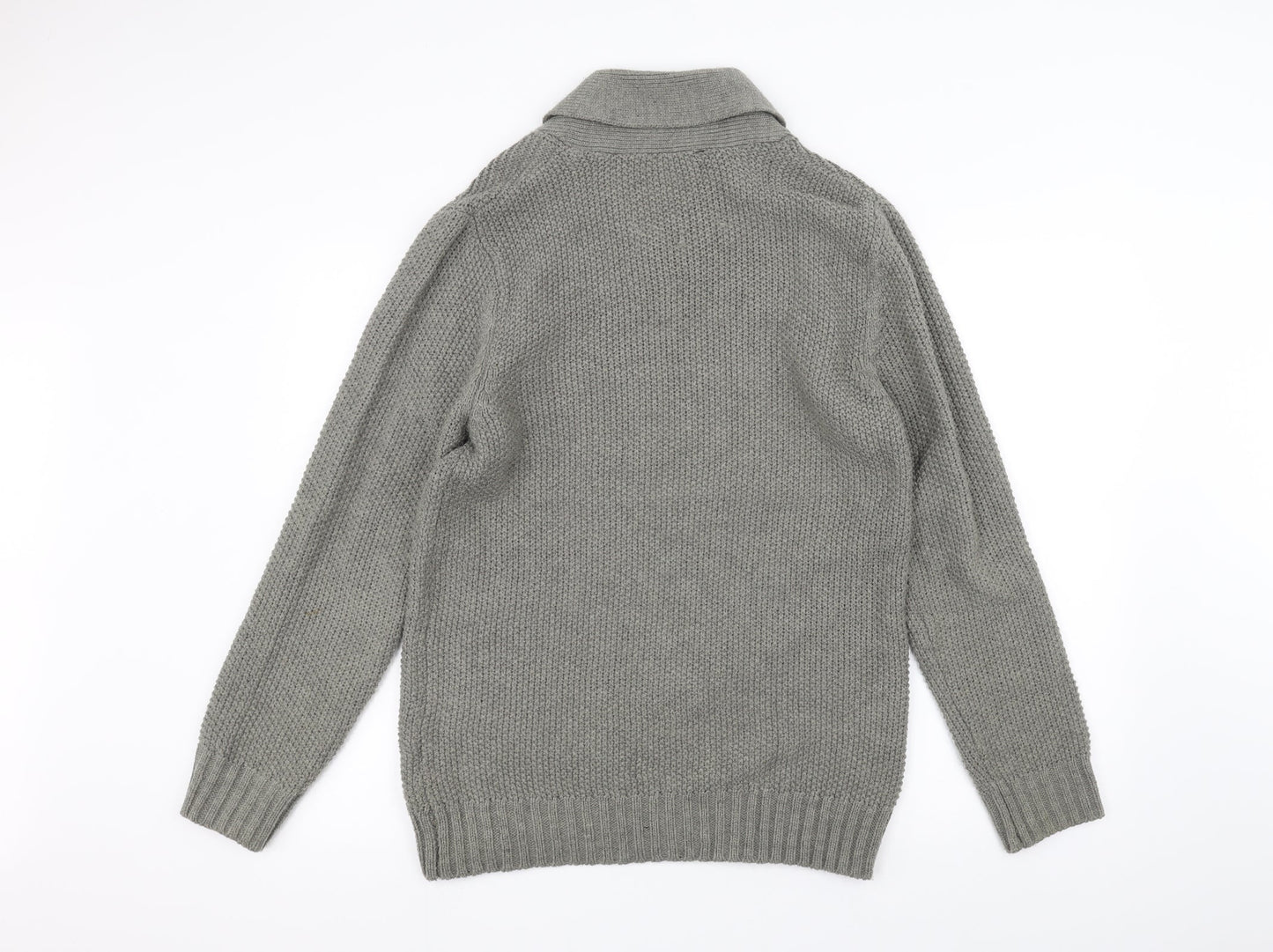 Peacocks Womens Grey  Knit Jacket  Size M