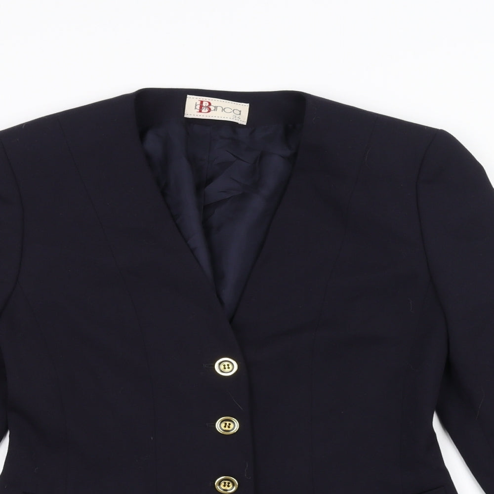 Womens UK Size 6 Bianca Blue Jacket