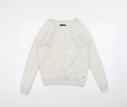 American Eagle Outfitters Womens White   Pullover Jumper Size XS
