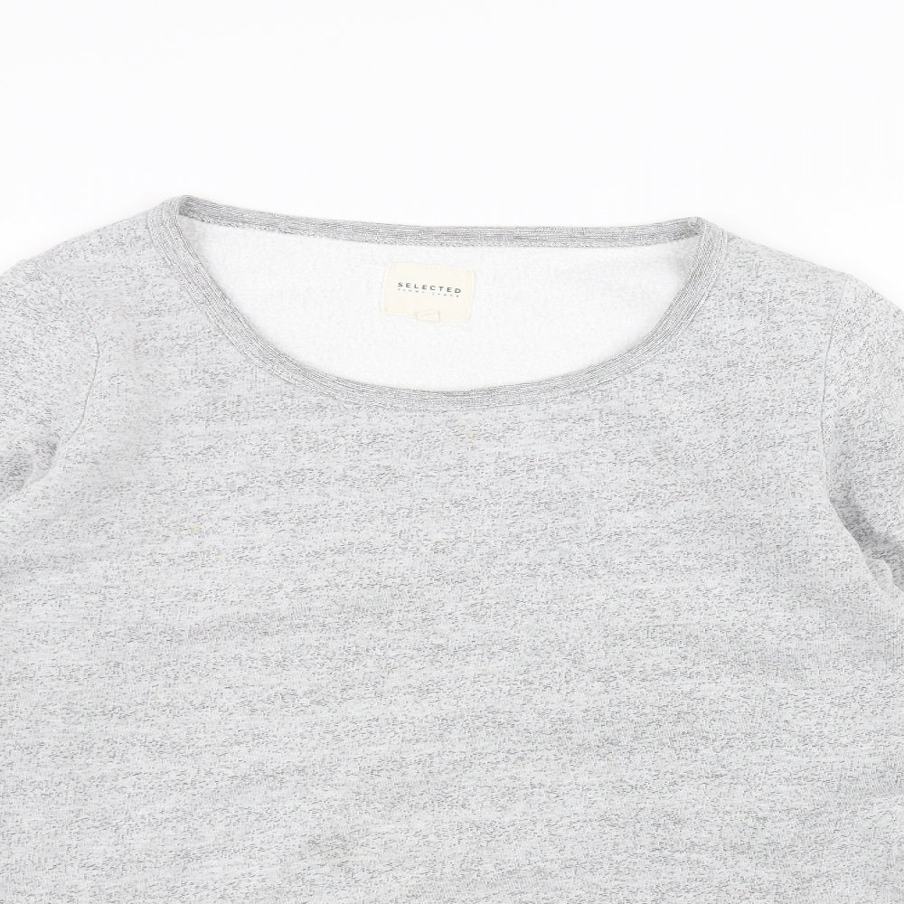 Selected Womens Grey   Pullover Jumper Size M