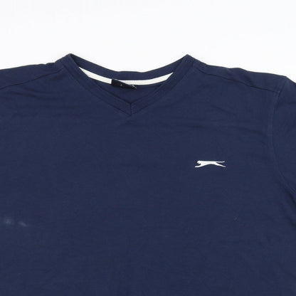Slazenger Mens Blue    T-Shirt Size L